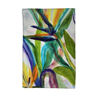 Betsydrake KT1162 16 x 25 in. Teal Paradise II Kitchen Towel