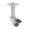 FOCUS PRODUCT GROUP FPCF353 Set of 4-3 in. Plate Fryer casters with Brakes. 3.5 in. Square Plate view 1