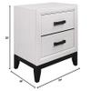 Global Furniture USA White Kate Nightstand view 3