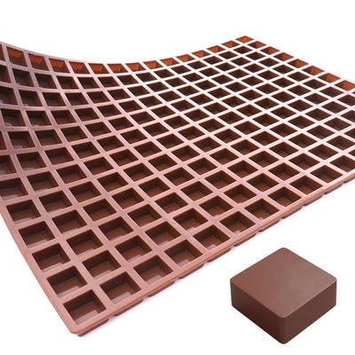 3.8mL Square Silicone Candy Mold - Half Sheet