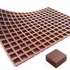 3.8mL Square Silicone Candy Mold - Half Sheet view 1