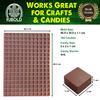 3.8mL Square Silicone Candy Mold - Half Sheet view 2