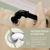 1 inch Blackout Corner Curtain Rod 28-48 inch - Black view 4