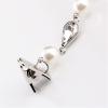 COLORFUL BLING Pearl Crystal Sparkling Teardrop Chain Dresses Shawl Clip Retro Sweater Collar Clips Retro Cardigan Clip Shawl Clips Glove Clips Clasp Dress Shirt Brooch Clip for Men and Women-1 view 4