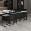 Bar Stools Vintage High Stool Velvet Black Metal Legs Breakfast Kitchen Counter Bar Chairs Dining Stools view 2