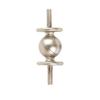 Screw-in Corner Connector - Satin Nickel view 1