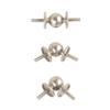 Screw-in Corner Connector - Satin Nickel view 2
