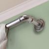 1 inch Blackout Corner Curtain Rod 28-48 inch - Satin Nickel view 3