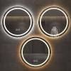 WANGPP LED Bathroom Mirror with Lighting,Wall-Mounted Make-up Mirror,with Touch Switch+Anti-Fog,Dimmable,3 Light Colors,Energy-Saving Light Mirror view 4