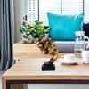 SOFEA Desktop Ornaments Nordic Kissing Couple Abstract Statue Character Ornaments Face Art Creative Desk view 3