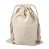 BORDSTRACT Cotton Muslin Bags, Drawstring Storage Laundry Sack Stuff Bag Reusable Travel Pouch Eco-Friendly Cotton Drawstring Bags Sachet Bag for Home Supplies (22x28cm) view 1