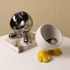 SOFEA Storage Organizer Little Duck Statue Storage Box Tray Ceramic Figurines Jewely Key Organizer Decor view 3