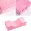 Diumy Eyelash Extension Pillow,Ergonomic Curve Pillow -in The-Shape Neck Support Beauty Salon Pillow Waterproof Anti Slip Memory Foam Neck Support Salon Pillow-Pink 50 * 20 * 10cm view 4