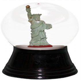 GB Gifts y Snowglobe - Small Statue of Liberty