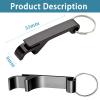 150pcs Personalized Custom Bottle Opener Keychain Bulk for Men Women,Customized Metal Can Beer Bottle Opener Wedding Party Favors,Engraved with Logo,Text view 2