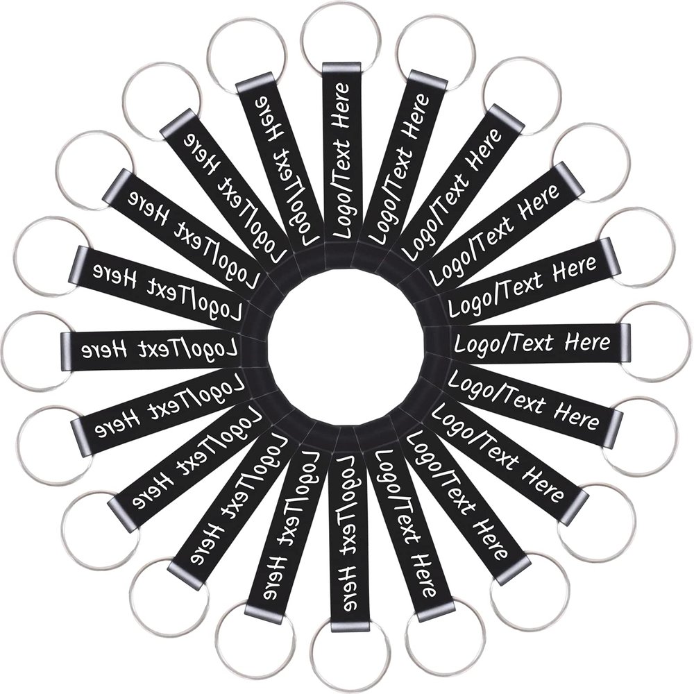 100pcs Personalized Custom Bottle Opener Keychain Bulk for Men Women,Customized Metal Can Beer Bottle Opener Wedding Party Favors,Engraved with Logo,Text