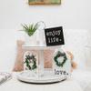 GENMOUS & CO. 2 Tiered Beaded Tiered Tray, Wooden Farmhouse Decoration for St Patrick's Day, with 3pcs Signs and 1pc Wood Bead Garland for Country Rustic Home Coffee Table Decor view 2