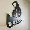 BlingGlow Mountain Bike Gear Rack Metal Wall Decor Biking Bicycle Wall Art Key Hook Hanger,Large Adhesive Hooks,Iron view 2