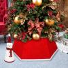 SHENG HONG 26 Inch Christmas Tree Collar Buffalo Plaid Christmas Tree Skirts Tree Ring Christmas Decorations for Party Holiday Home Decoration view 1