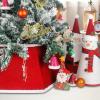 SHENG HONG 26 Inch Christmas Tree Collar Buffalo Plaid Christmas Tree Skirts Tree Ring Christmas Decorations for Party Holiday Home Decoration view 3