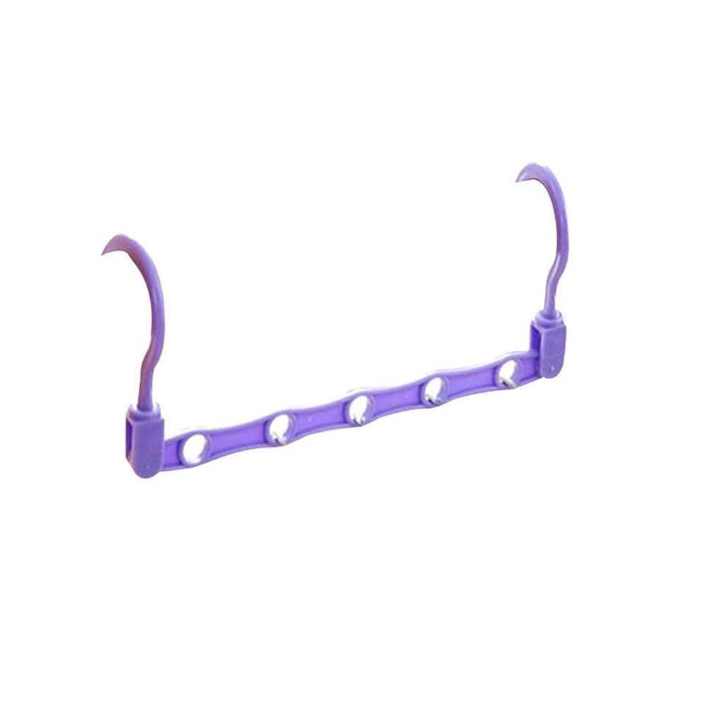 WHLMYH Clothes Drying Rack,Five-Hole Windproof Hanger Multi-Function Drying Rack Creative Home Supply Space Save Laundry Rack