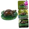 Happyyami Plants Decor Ocean Decor Artificial Floating Foam Flowers Artificial Lily Pad Turtle Floating Leaves Water Lily Pad for Pond Aquariums Fish Tank Pool Decorations Plants Decor Ocean Decor view 4