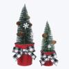 Christmas Tree in Metal Bucket, 2 Pcs/Set view 1