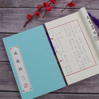 CAOMIAN Books Chinese Kanji Calligraphy Reusable Hard Pen Practice Erasable Learn Hanzi Copybook Adults Art Writing Notebook Book (Color : Daodejing)