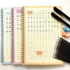 CAOMIAN Reusable 3D Groove Practice for Copybook Synchronized Textbooks Chinese Characters Children Practice Art Writing Books Age 6-18 (Color : 3 Pcs) view 3
