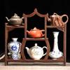 PAYNAN 29.5x34cm Chinese Crafts Display Holder Teapot Wood Carving Display Stand Tea Accessories view 3