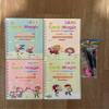 CAOMIAN 4 Books Reusable Copybook for Calligraphy, Writing, Arts - 130mm x 190mm Matte Paper - 4 Sheets - Children's Magic Copybook view 1