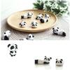 ASDNN Creative Panda Chopstick Holder, 8 Pcs Ceramic Chopsticks Pillow Tableware Holder, Cartoon Dining Table Kitchen Decoration view 2