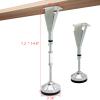 2 Pack Adjustable Height Bed Support Legs - Heavy Duty Steel, Suitable for Bed Frames, Center Slats, Cabinets & Furniture view 2
