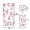 ALAZA Butterfly Women Shoes High Heels Soft 3 Piece Bath Towels Set for Bathroom Spa Hotel, 1 Bath Towel+ 1 Hand Towel+ 1 Washcloth view 3