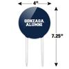 Acrylic Gonzaga University Alumni Cake Topper Party Decoration for Wedding Anniversary Birthday Graduation view 2