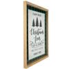 16" Buffalo Plaid Wooden Framed Farm Fresh Christmas Trees Wall Decor view 4