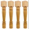 Highland Manor Wood Products Hillard Oak Wood Dining Table Legs - 29" Tall x 2 1/4" Wide - Unfinished Wooden Table Legs for Kitchen Tables (Set of 4) view 1
