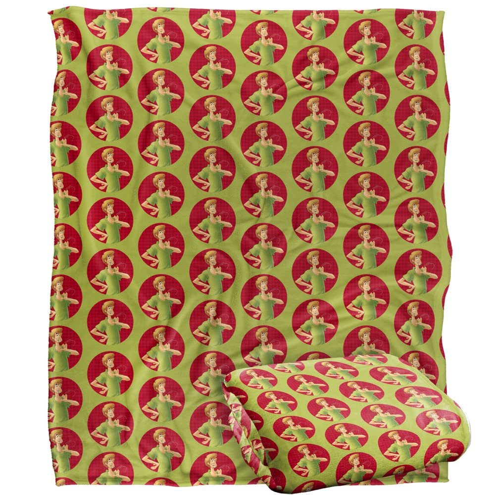 Scooby-Doo Shaggy Character Pattern Officially Licensed Silky Touch Super Soft Throw Blanket 50" x 60"
