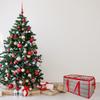 Northlight 26.25" Transparent Zip Up Christmas Storage Box- Holds 128 Ornaments view 3