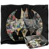 Batman 80Th Shield Officially Licensed Silky Touch Super Soft Throw Blanket 50" x 60" view 1