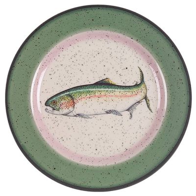 Big Sky Carvers Rainbow Splendor Salad Plate