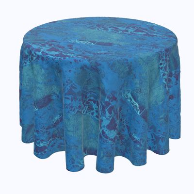 Fabric Textile Products, Inc. Licensed Realtree Wav3, Round Tablecloth, 100% Polyester, 60" Round