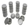 0.5oz/15ml Silver Aluminum Tin Jar with Screw Lid 1/2 oz Containers with Lids 1/2-Ounce Metal Steel Tin Cosmetic Sample Containers for Lip Balm DIY Salve Spice Candies Crafts, Pack of 24 view 2