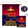 Deepawali Greeting House Flag - Pack Celebration Diwali Indian, Light, Diya, Lantern, Candle Hindu, Festival, Ganesh, Kandil Support Our Troops - Garden Yard Gift Double-Sided 28 X 40 view 4