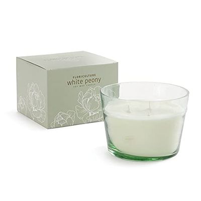 NAPA Home & Garden, Floriculture Soy Wax Candle, White Peony