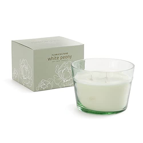 NAPA Home & Garden, Floriculture Soy Wax Candle, White Peony