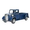 SOFFEE DESIGN 10in Collectible-Vehicles Classic Truck, Pick-up Model Iron Decorations, Collectible Figurine Desktop Car Wine Holder for Home Decor, Dark Blue view 1