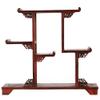 PAYNAN 30.5x34cm Rosewood Stand Shelf Statue Jewelry Display Holder Rack Craft Home Decor view 1
