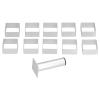 11Pcs Cake Mold Set Aluminum Mooncake Mould Fondant Cookie Biscuit Mold with Pusher for Baking Dessert Cake Decorating(10xMolds+1xPress,Square) view 1