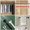 DOITOOL Dryer Rack Small Size Extendable Rod Easy Install Stainless Steel for Home view 4